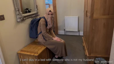 Sharing a bed with my shy arab stepmom